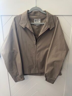 London Fog Men's Light Taupe Work Jacket